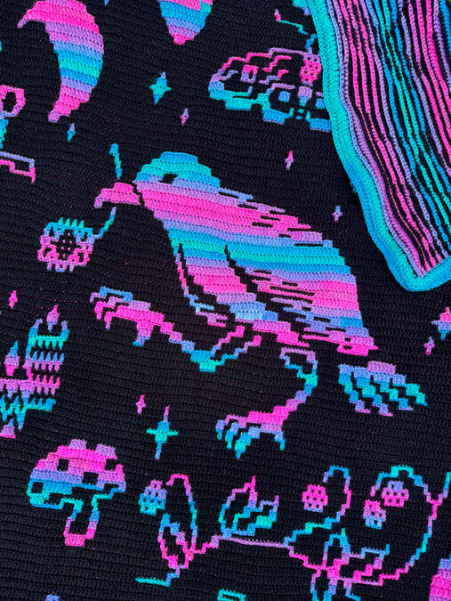 Equinox Blanket. Pattern by KB Reads & Makes Things.