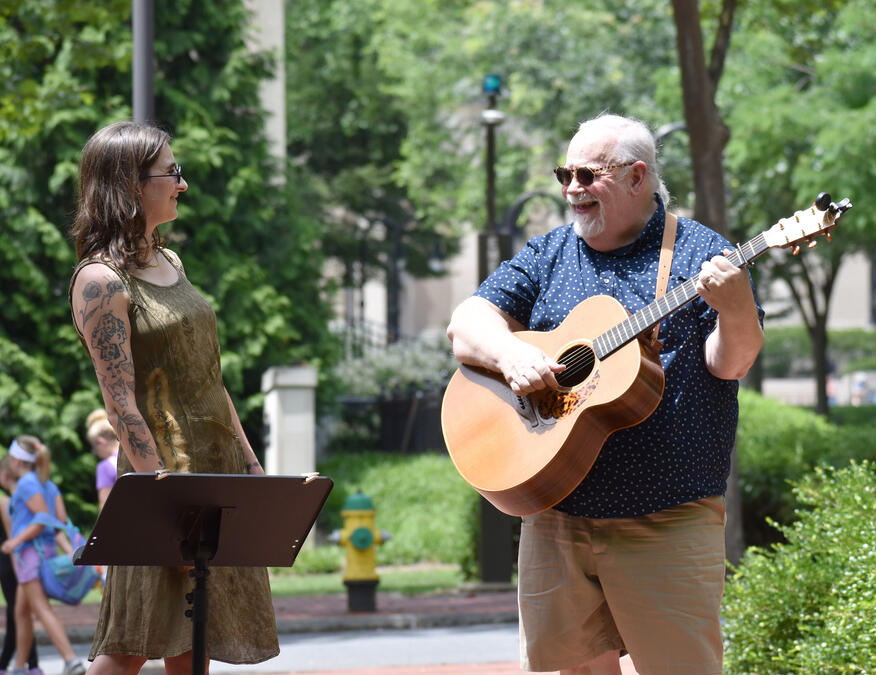 Singing with Jim Colbert, Central PA Festival of the Arts (July 2025)