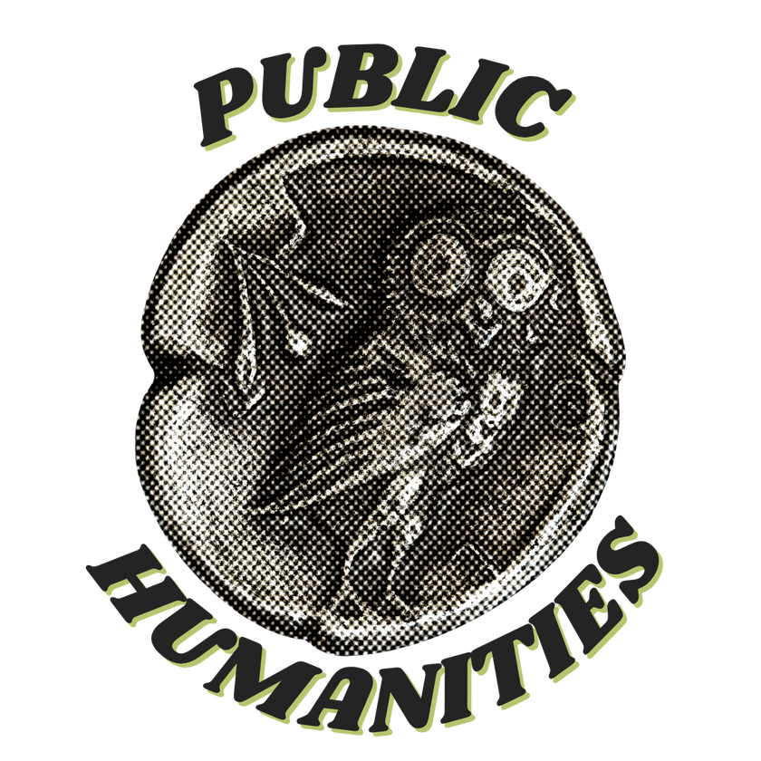 Public Humanities A pixellated owl coin